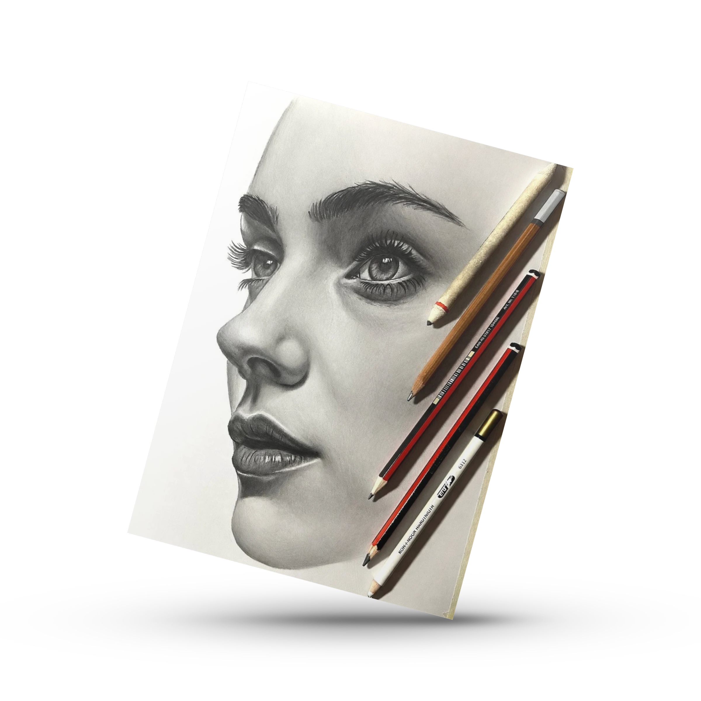 Guía Practica - Como dibujar un retrato realista con grafito